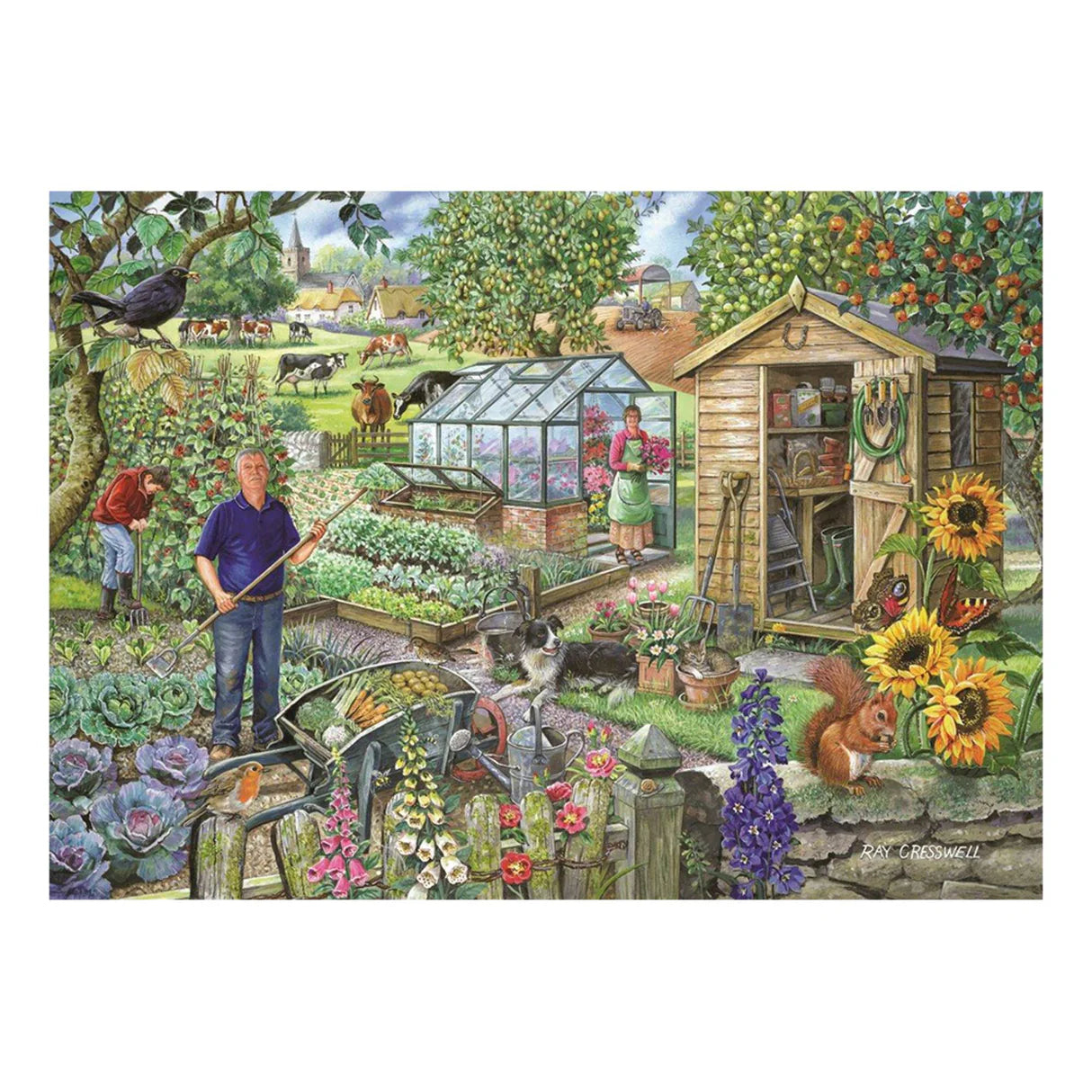 The House Of Puzzles At The Allotment BIG 500 Puzzle