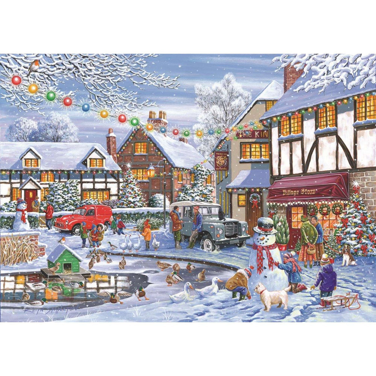 The House of Puzzles - No.20 - On Thin Ice - 1000 Piece Jigsaw Puzzle