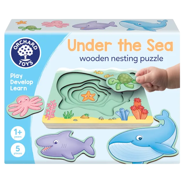 Orchard Toys Under The Sea Wooden Nesting Puzzle