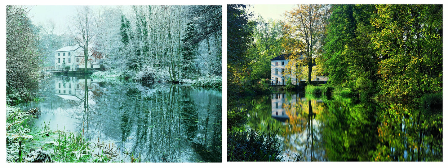 Ravensburger Seasonal Serenity 2 x 500 pc . Puzzle