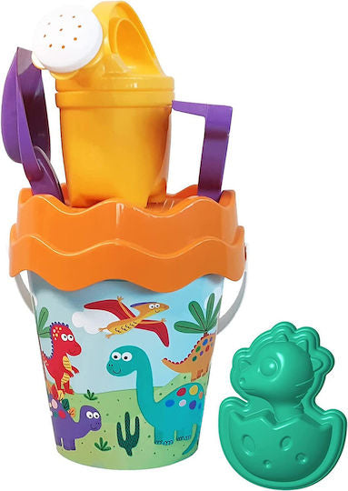 Androni Giocattoli Dinosaur Beach Bucket and Watering Can Set