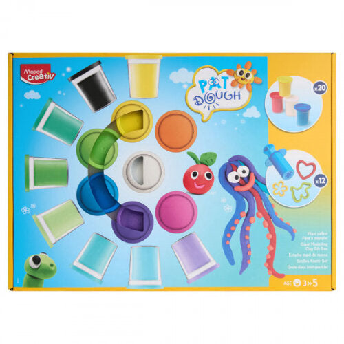 Maped Creativ Pat Dough Maxi Set (20 Pots)