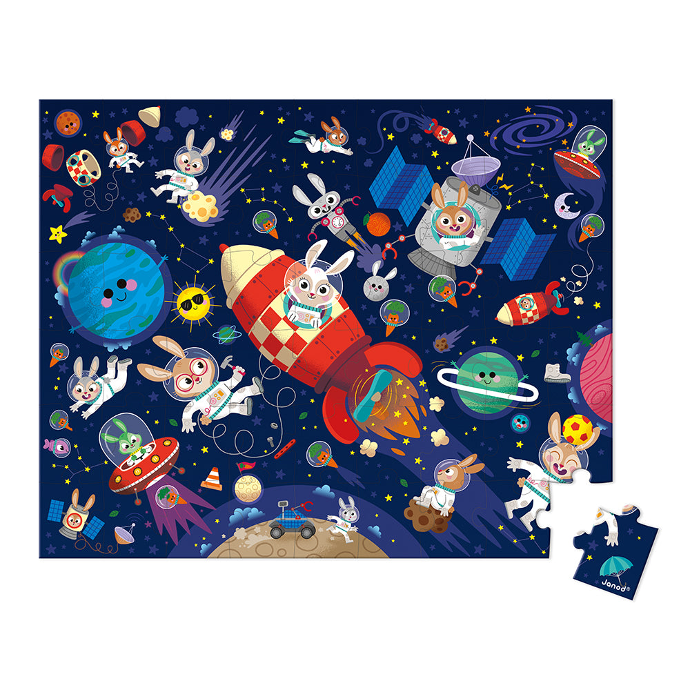 Janod Rocket Puzzle - 54 Pcs