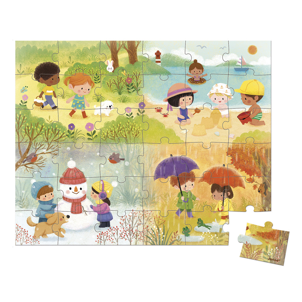 Janod Puzzle Seasons - 36 Pcs