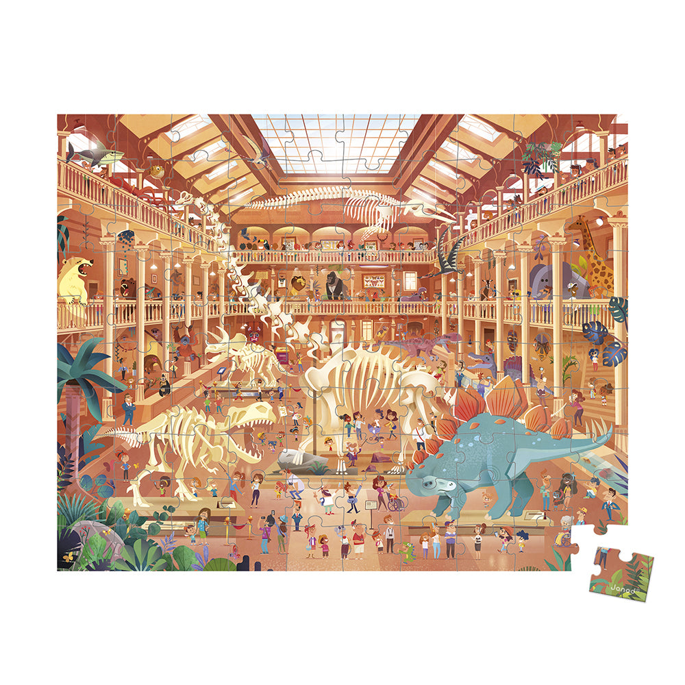 Janod Natural History Museum Puzzle - 100 Pcs