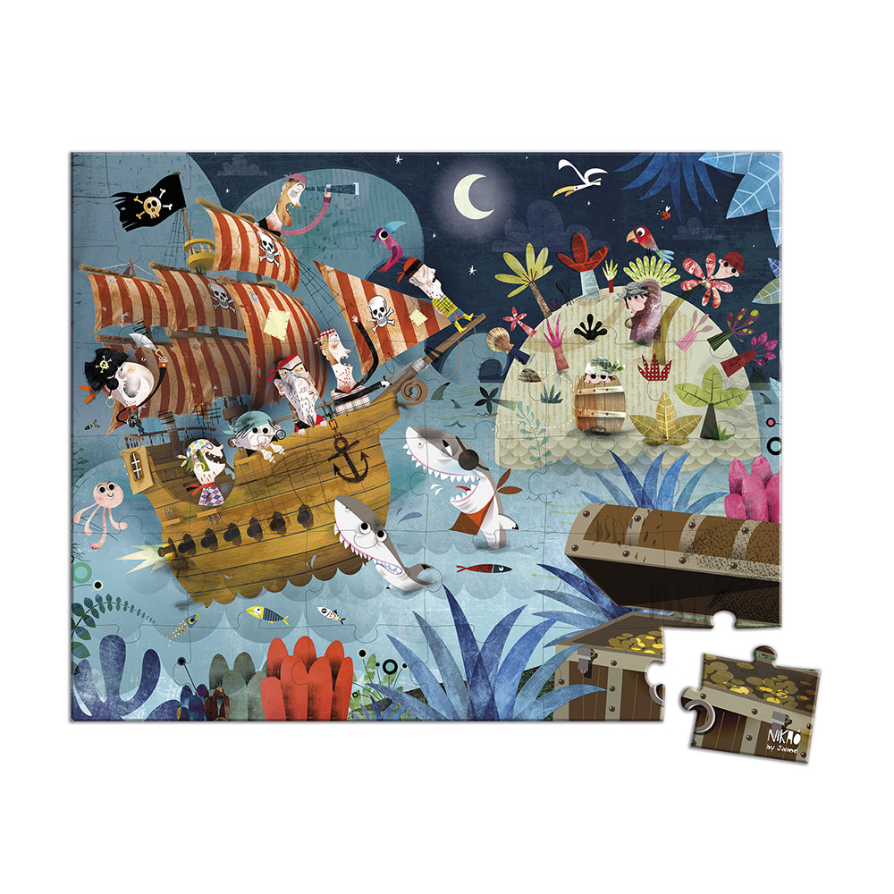 Janod Puzzle Treasure Hunt 36 Pcs