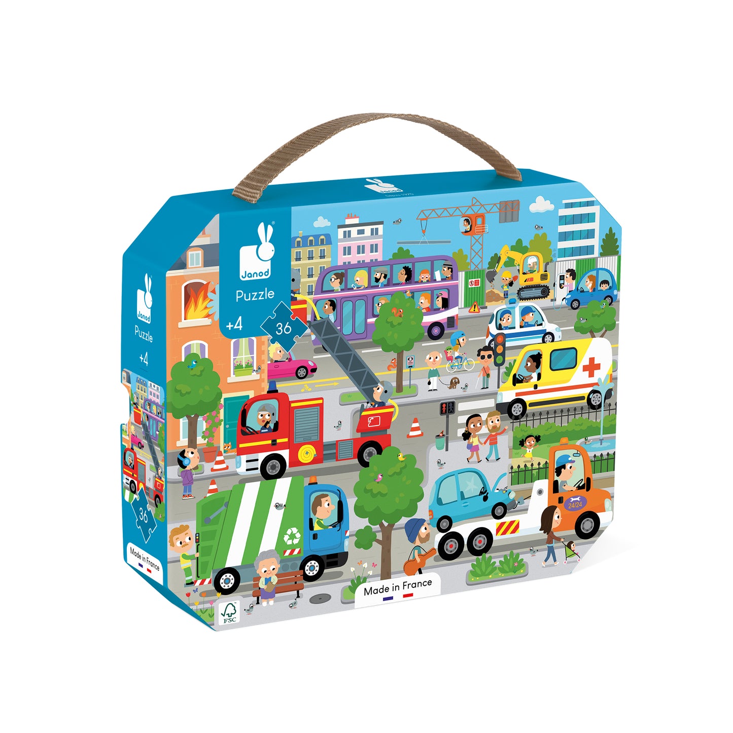 Janod Puzzle City - 36 Pcs