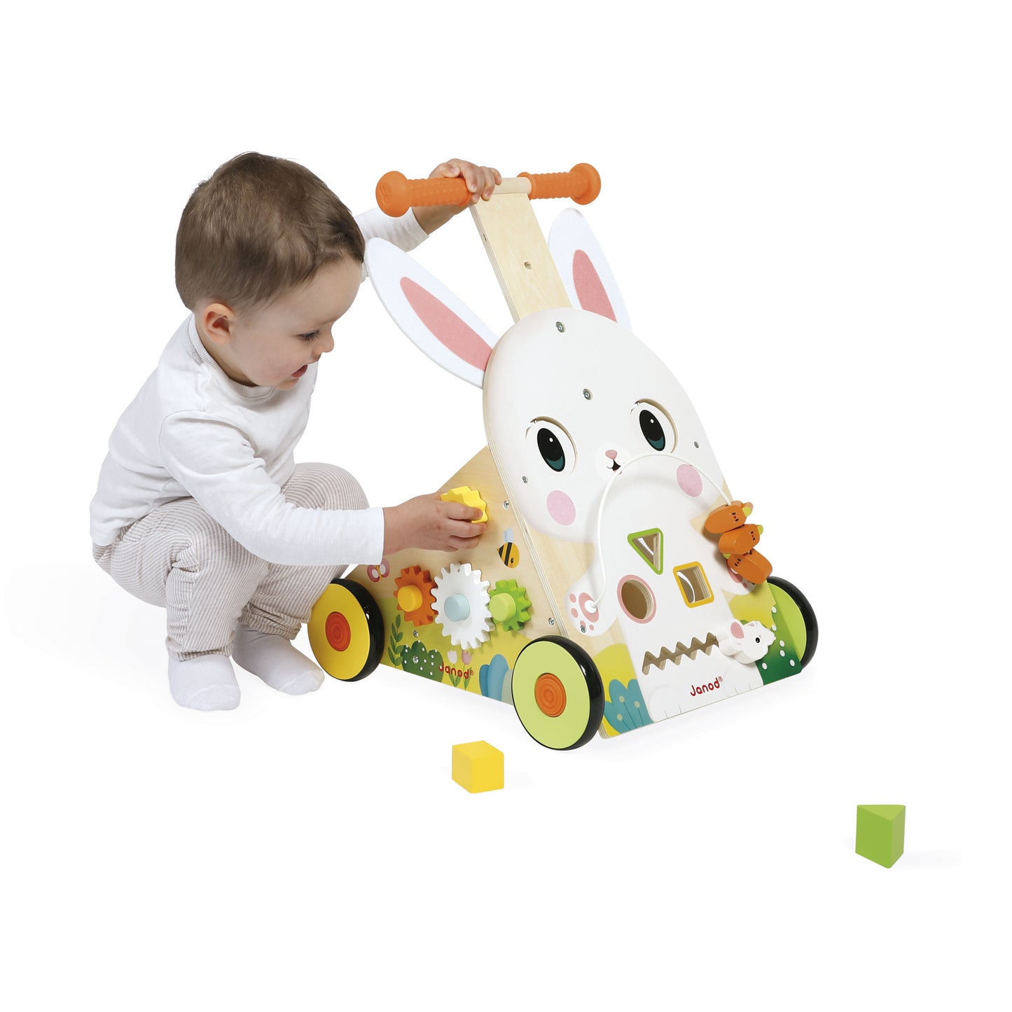 Janod Farm - Rabbit Baby Walker