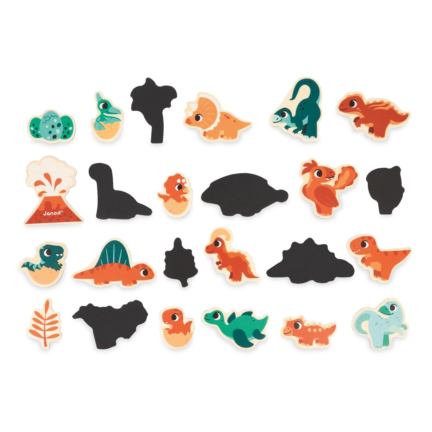 Janod Dino - Dino Magnets 24 Pieces