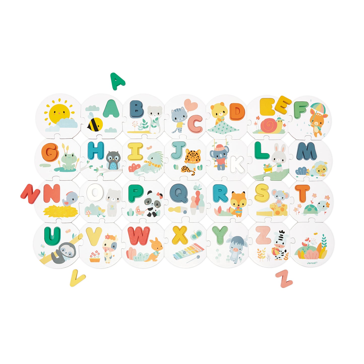 Janod Pure - My First Alphabet Puzzle