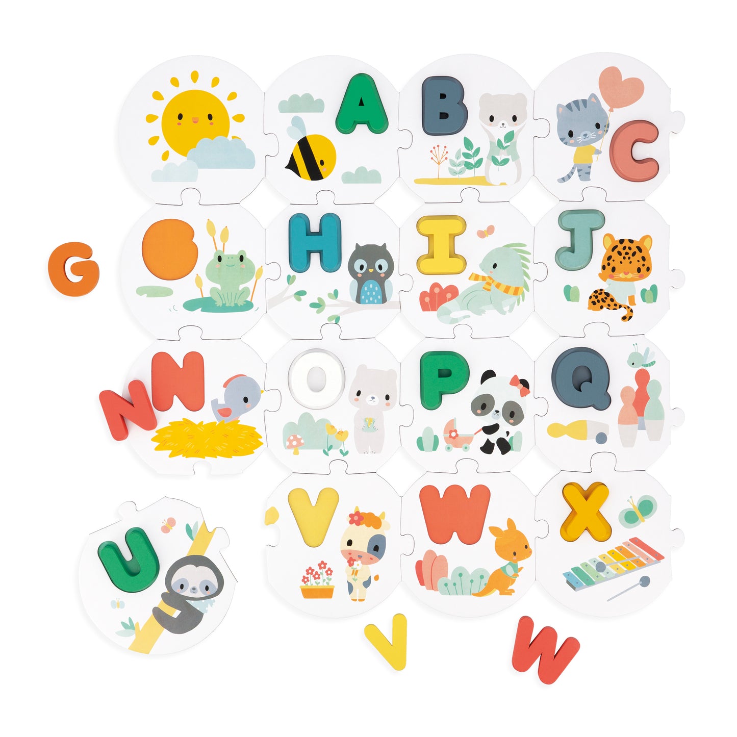Janod Pure - My First Alphabet Puzzle