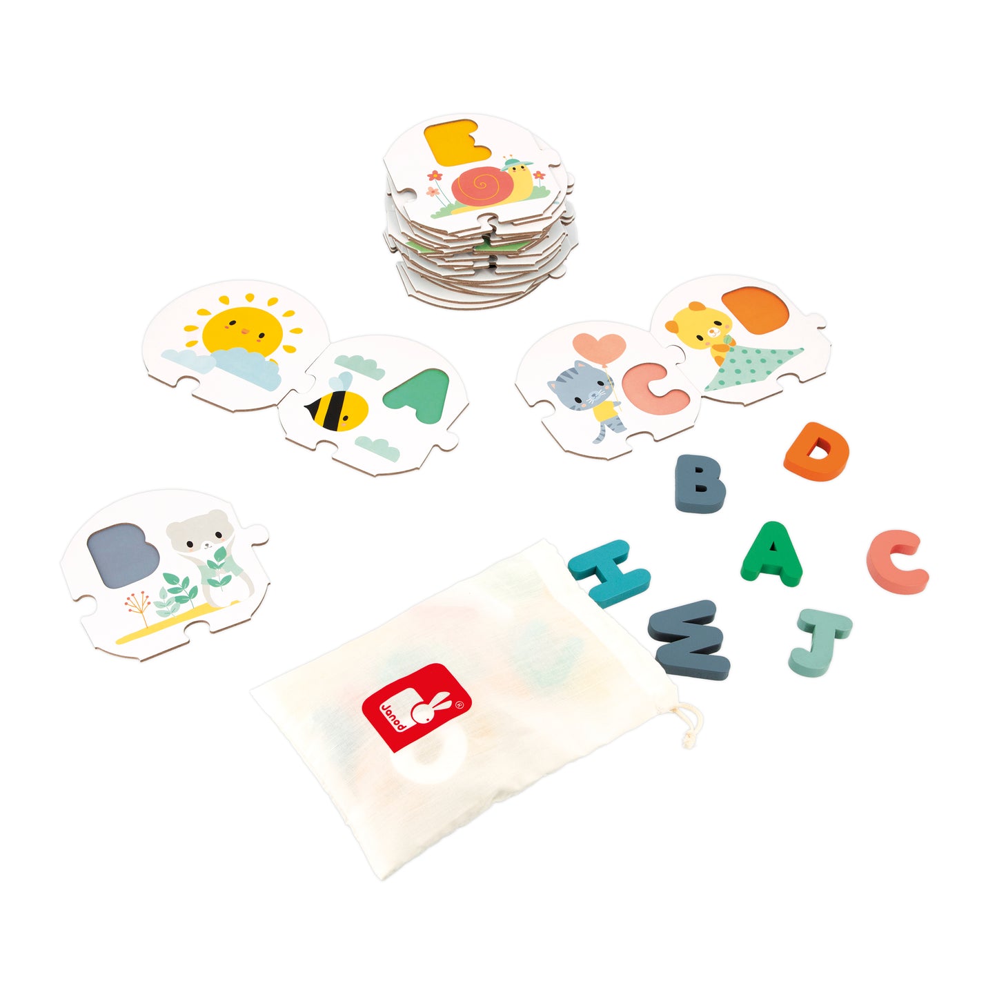 Janod Pure - My First Alphabet Puzzle