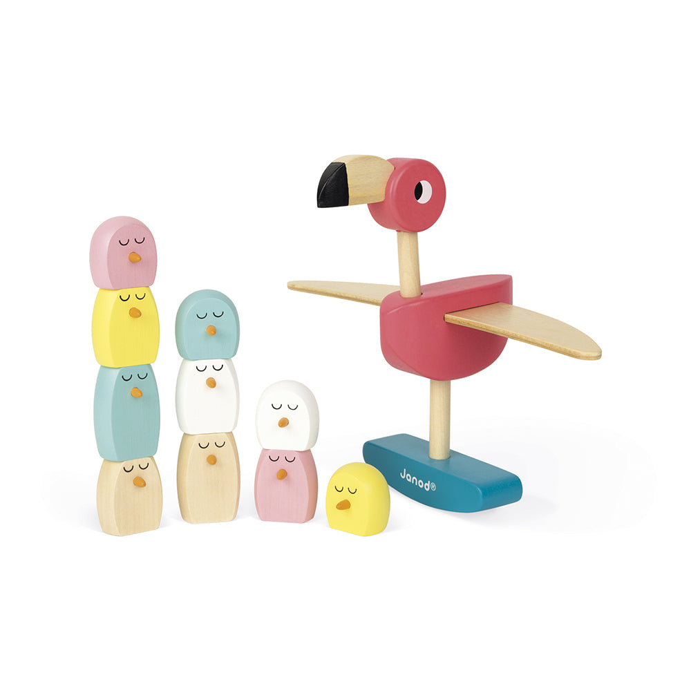 Janod Zigolos Balancing Game - Flamingo
