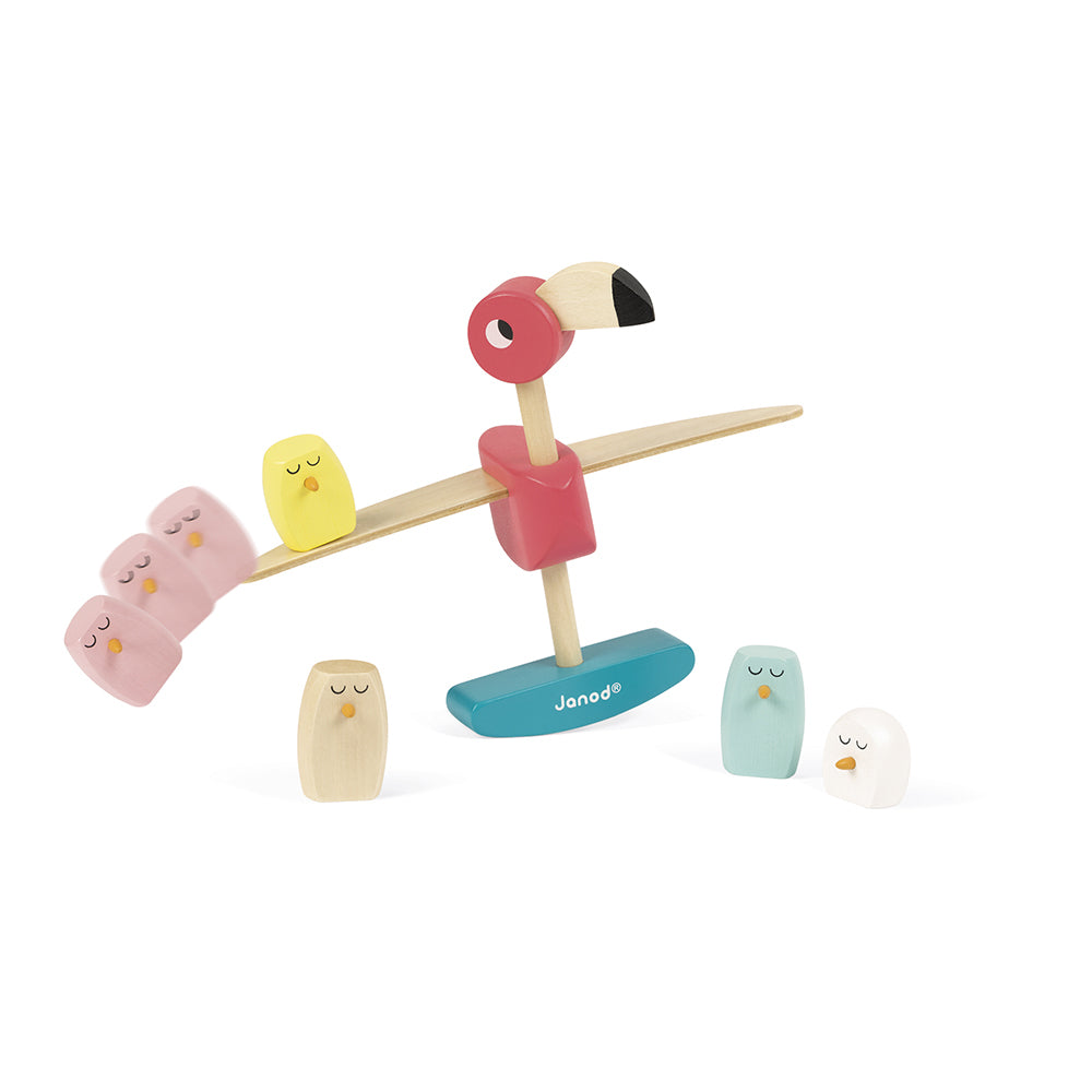 Janod Zigolos Balancing Game - Flamingo