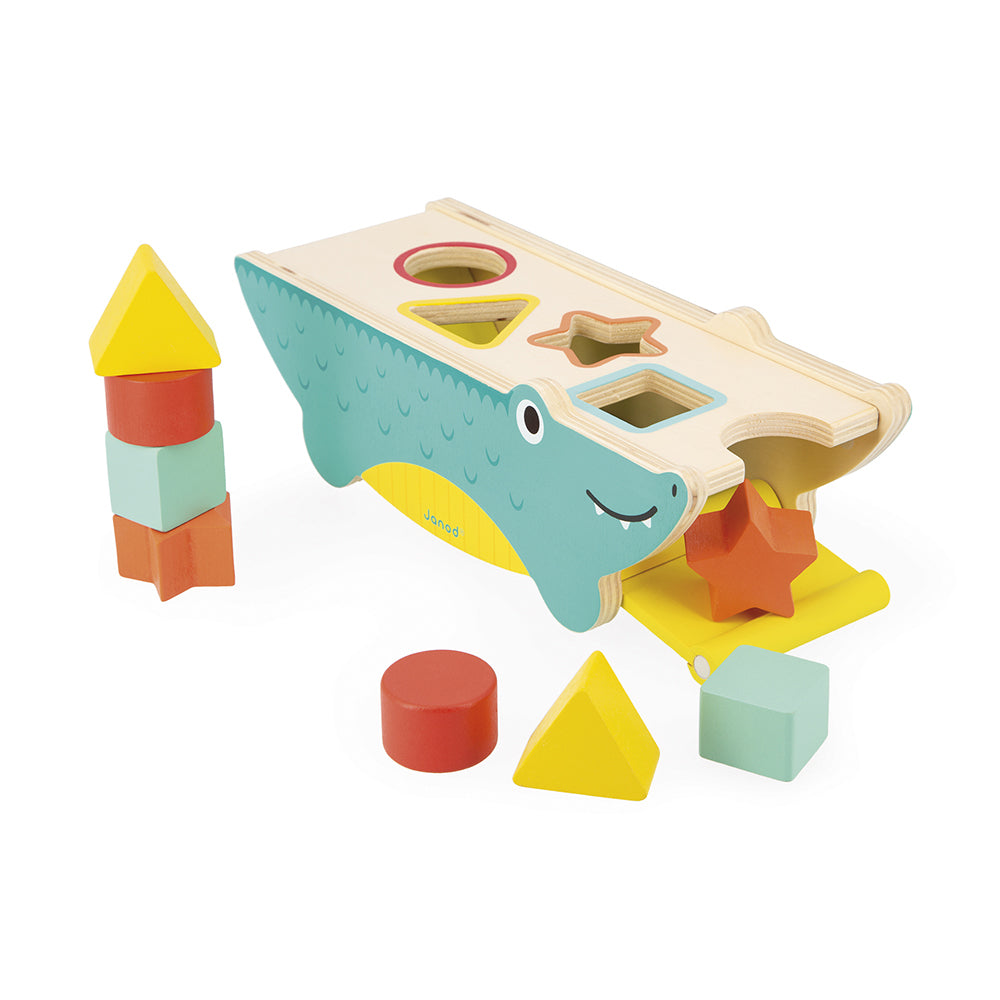 Janod Tropik - Shape Sorting Crocodile