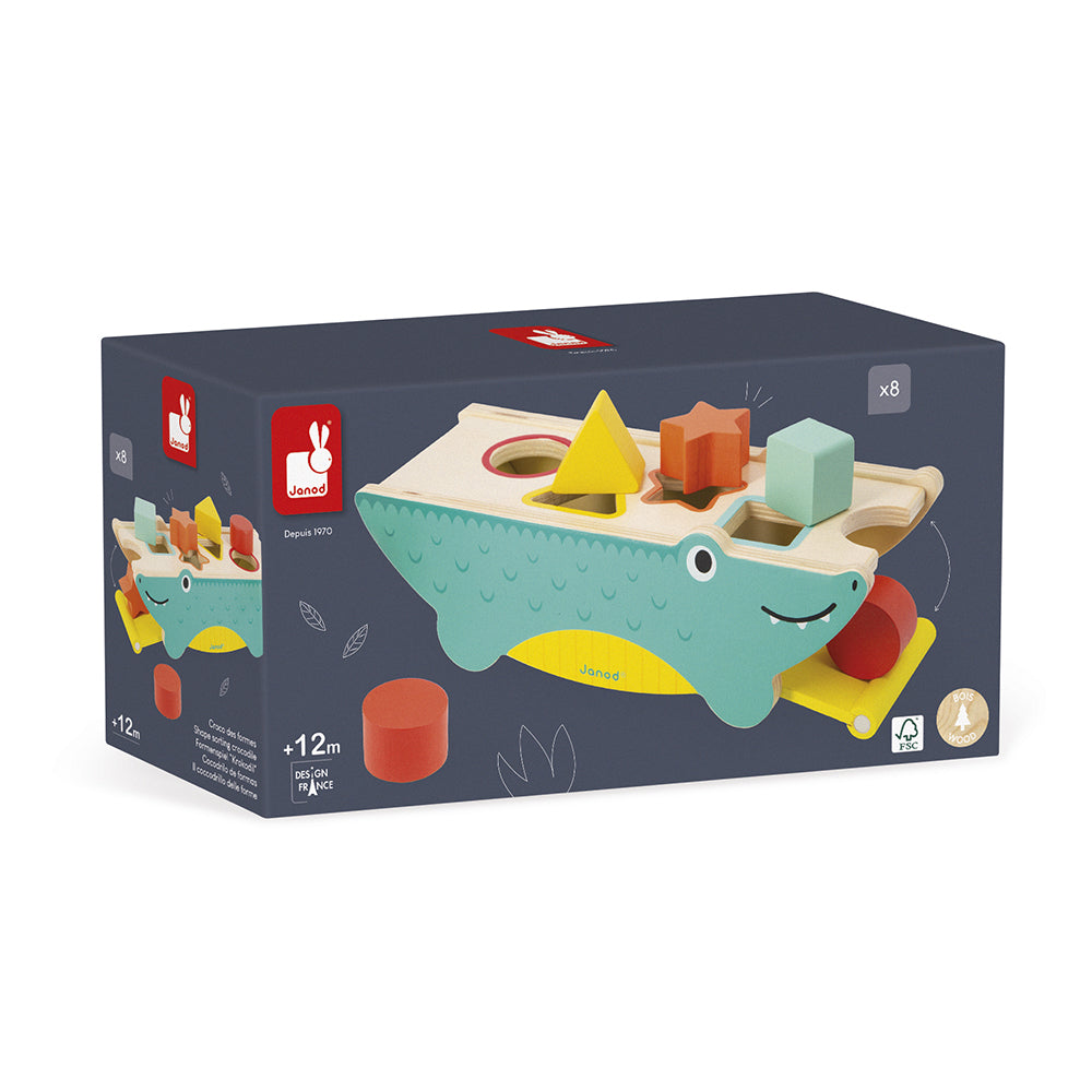Janod Tropik - Shape Sorting Crocodile
