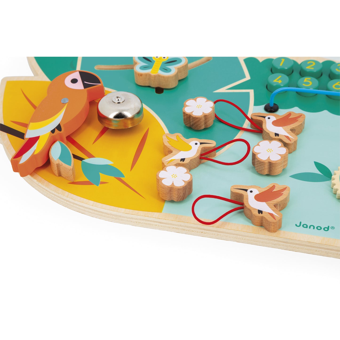 Janod Tropik - Crocodile Activity Board