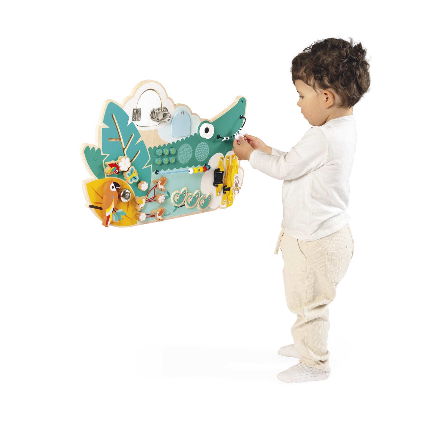 Janod Tropik - Crocodile Activity Board