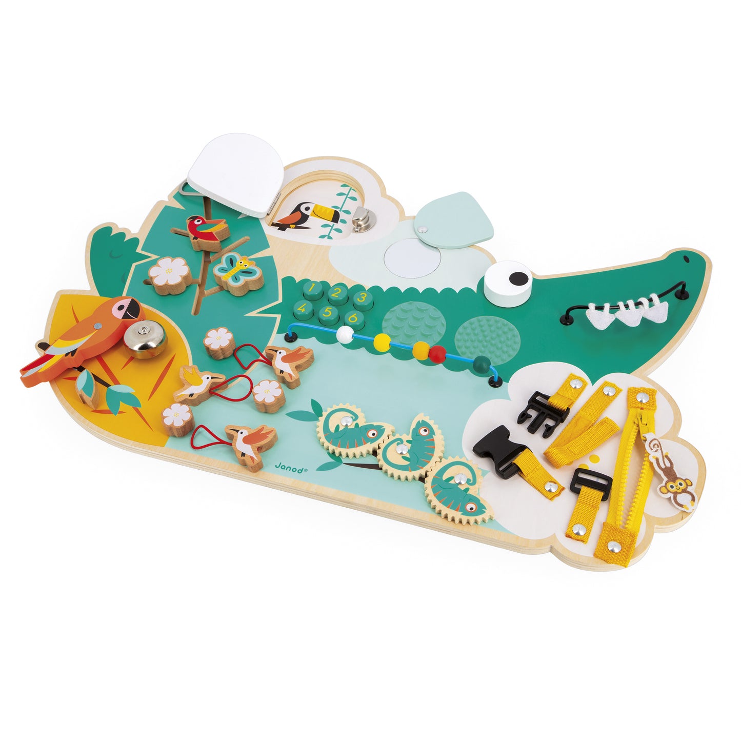 Janod Tropik - Crocodile Activity Board