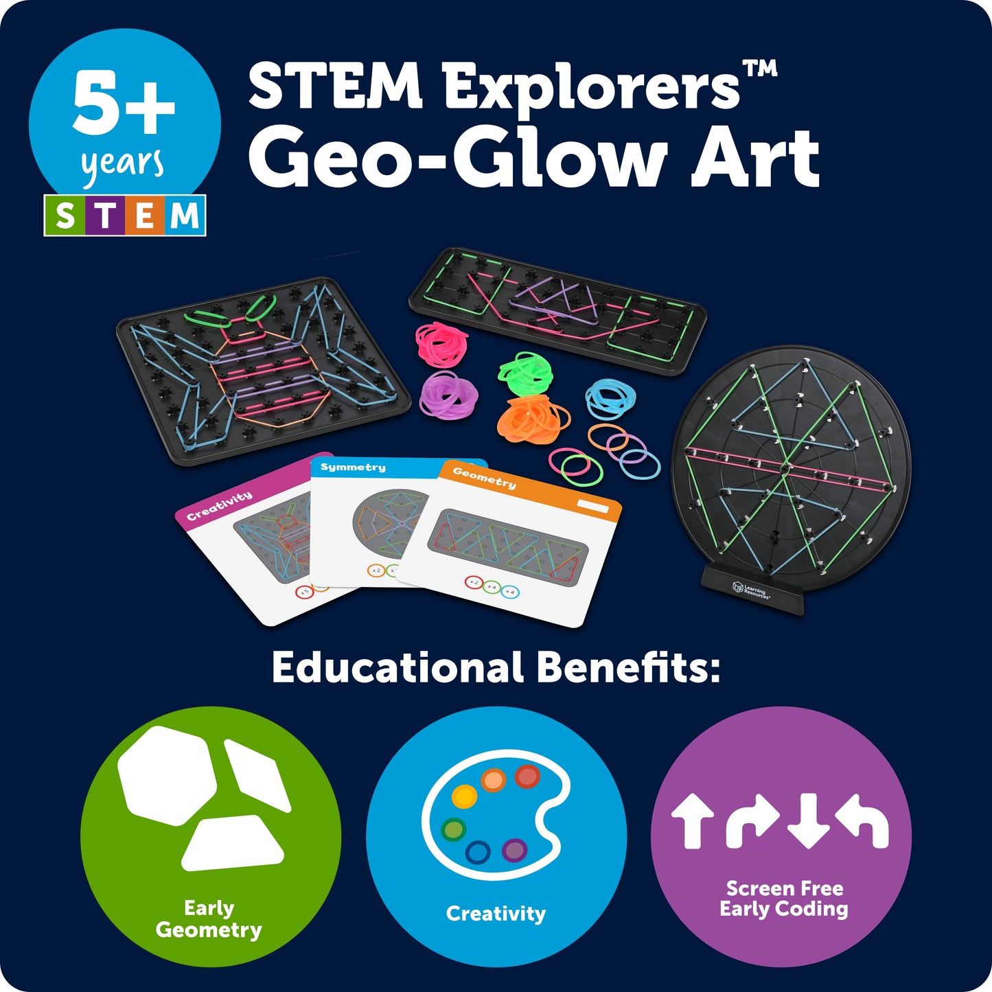 Learning Resources STEM Explorers Geo-Glow Art