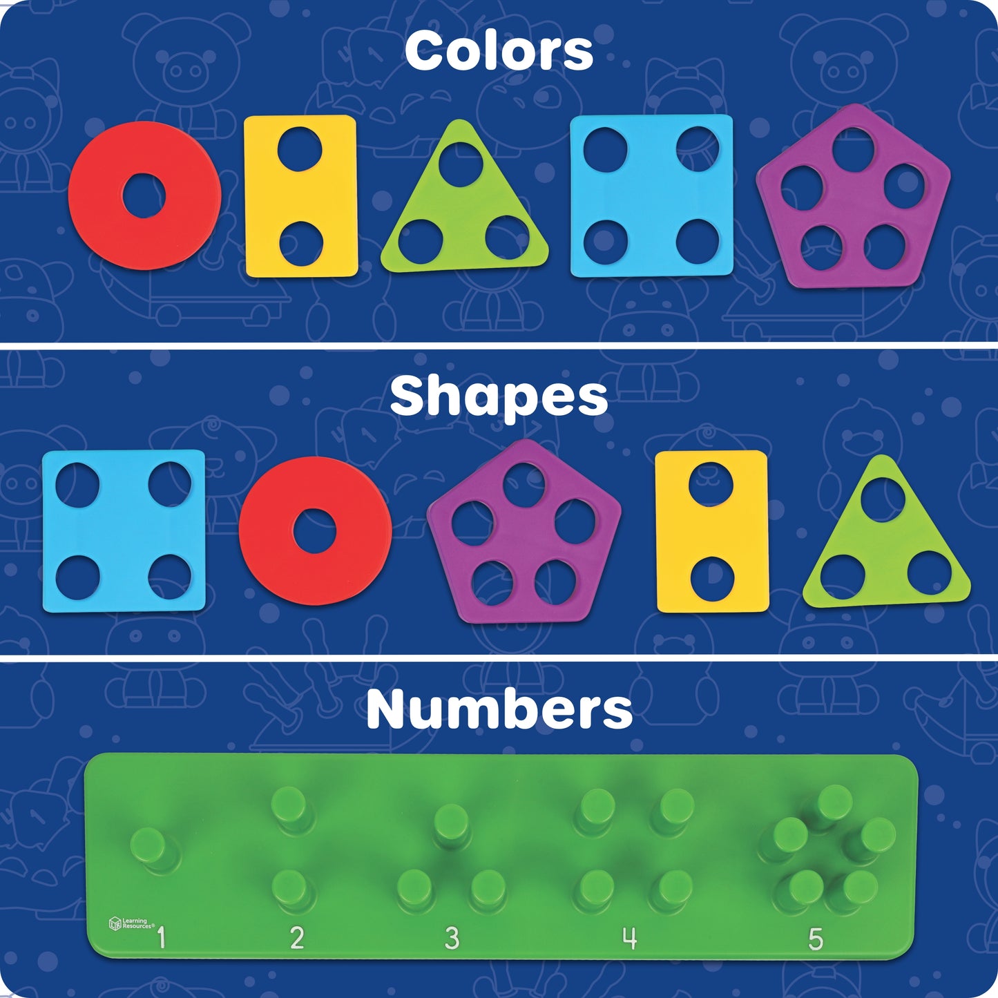 Learning Resources Stacking Shapes Garden