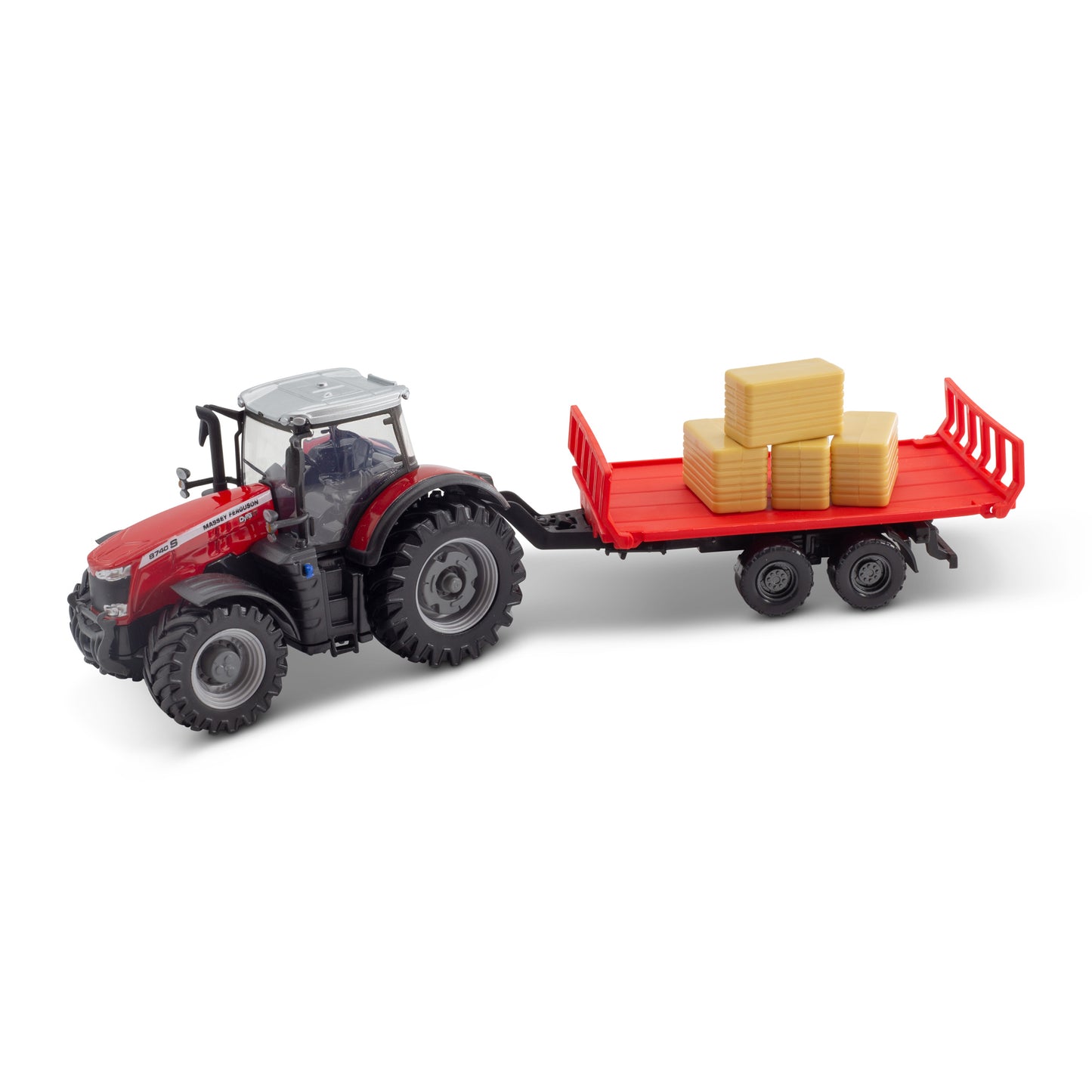 Maisto Massey Ferguson Tractor With Hay Baler