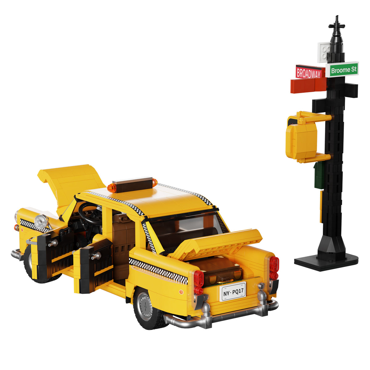 Pantasy New York Yellow Taxi Cab - 1601 pcs