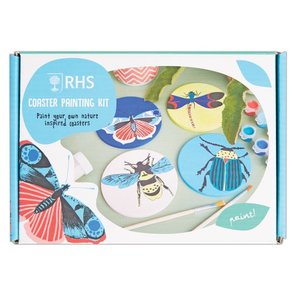 RHS Paint Your Own Coasters Kit