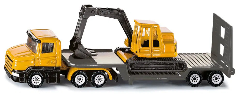 Siku 1:87 Low Loader With Excavator