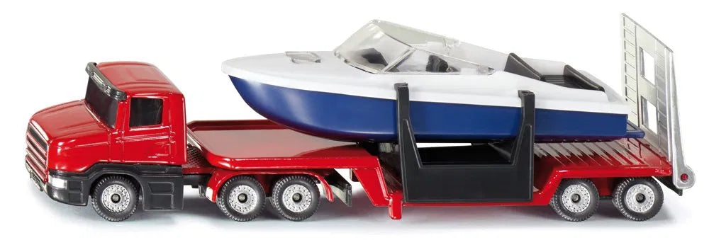 Siku 1:87 Low Loader W/Speed Boat