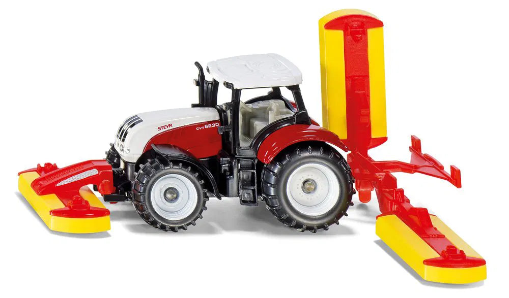 Siku 1:87 Steyr W/Pottinger Mower Combination