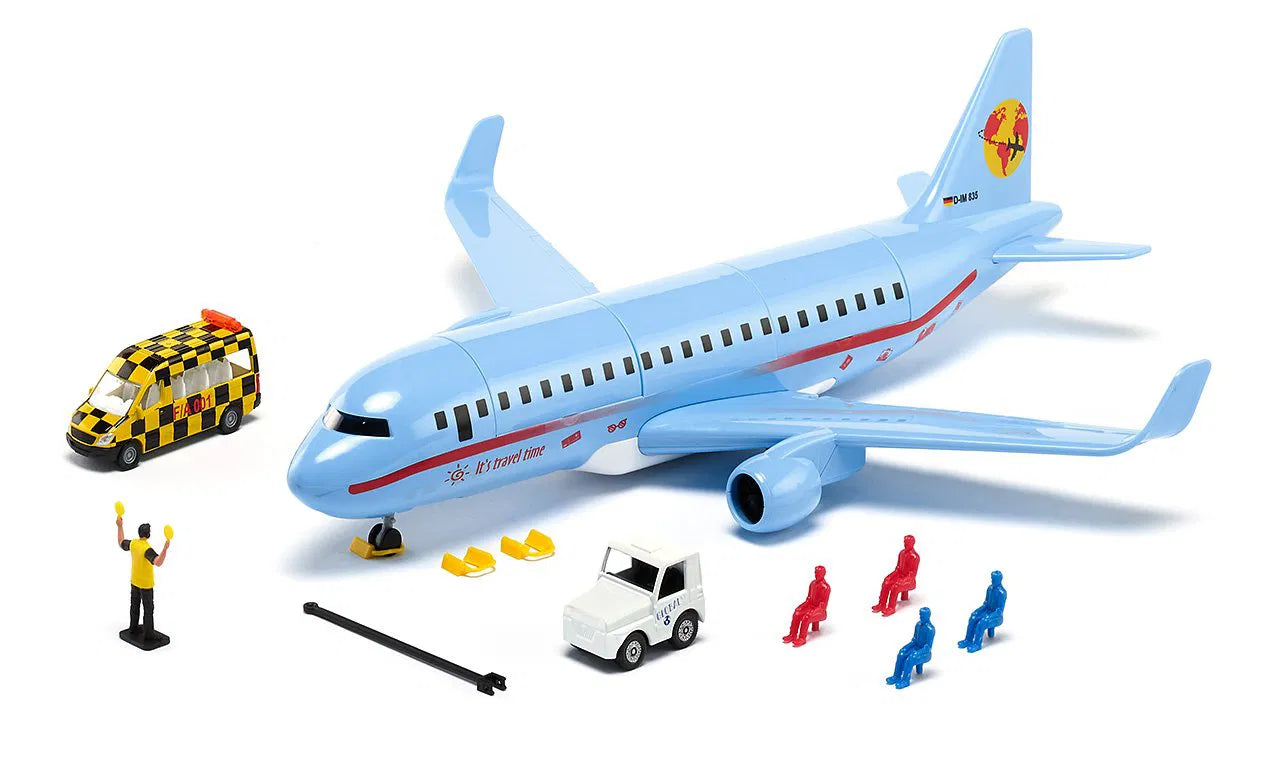 Siku World - Commercial Aircraft With Accessories