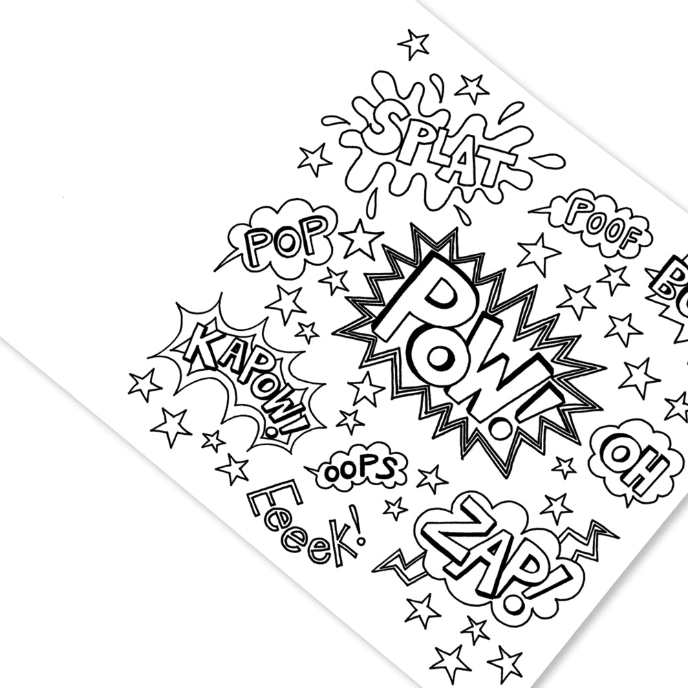Rachel Ellen Super Hero Colouring Book