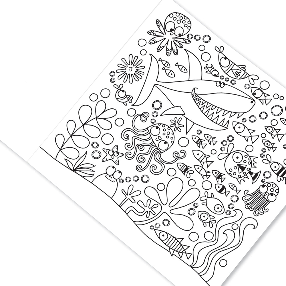 Rachel Ellen Love Our Oceans Colouring Books