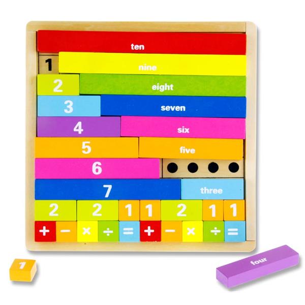 Little Hands Wooden Education Game- Number Play