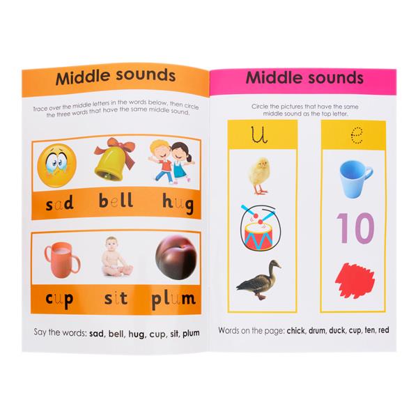 Ormond A4 14Pg Wipe Clean Activity Book Phonics