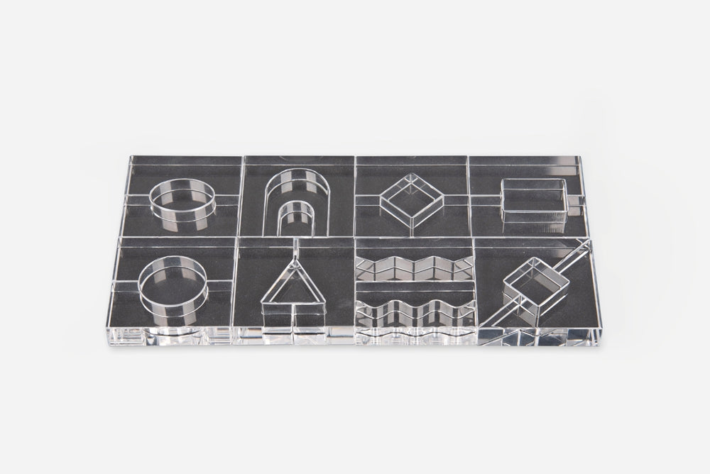 TickiT Clear Crystal Block Set