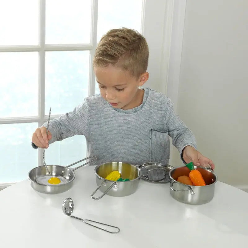 Kidkraft Deluxe Cookware Set With Food