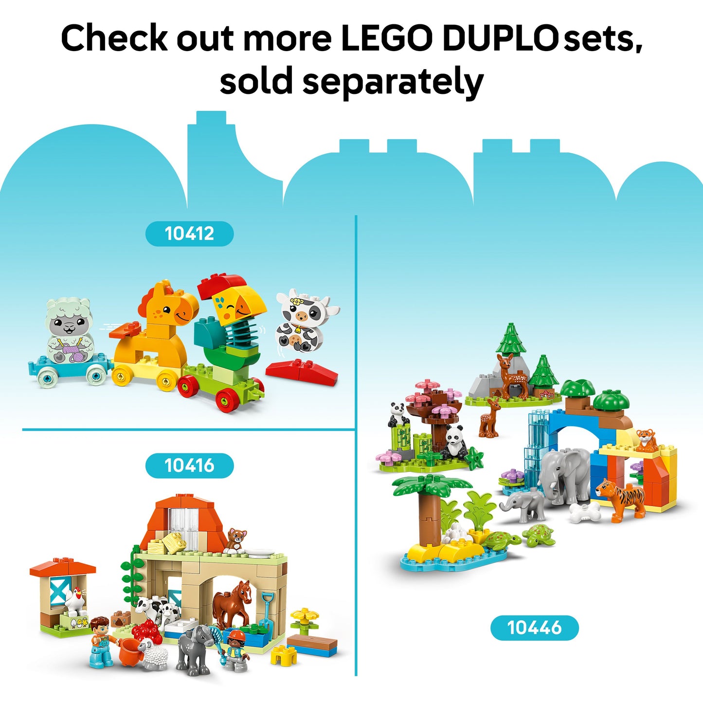 Lego DUPLO Town 10442 Wild Animal Families: Penguins & Lions