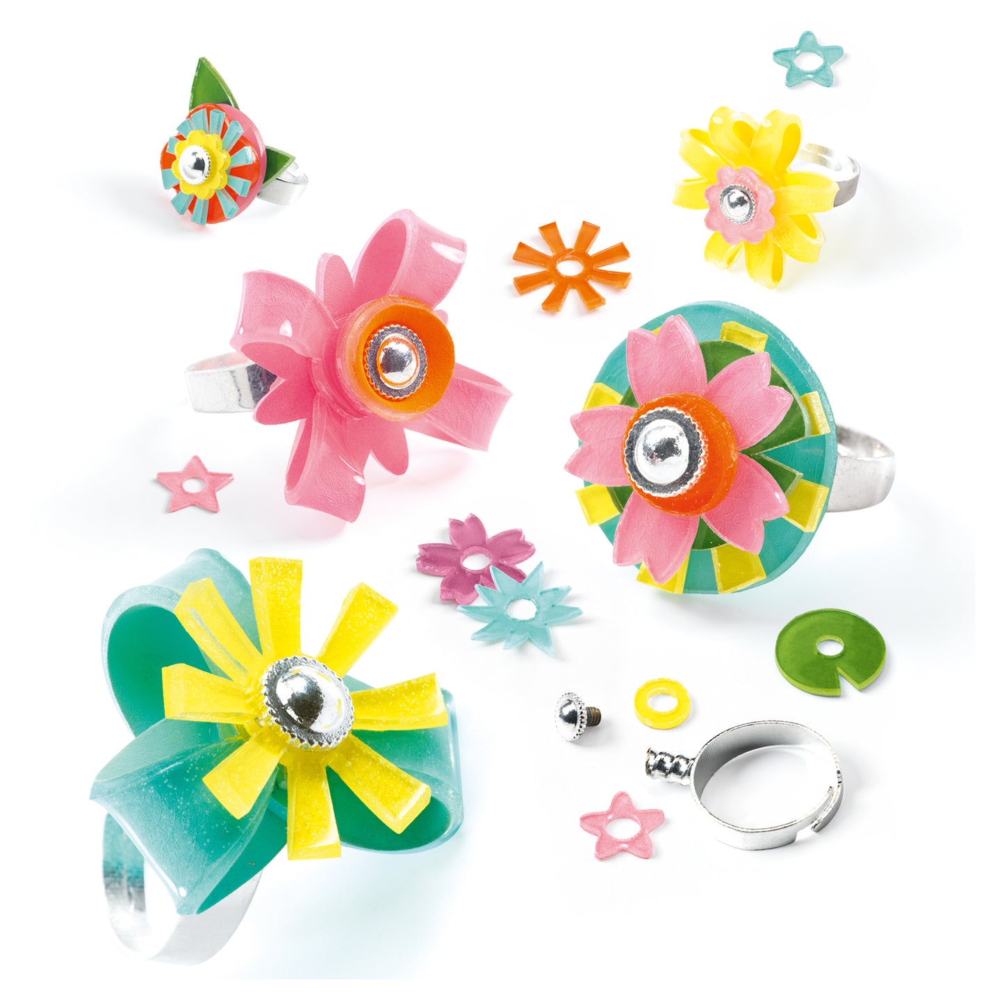 Djeco Artistic Plastic Ring Collection