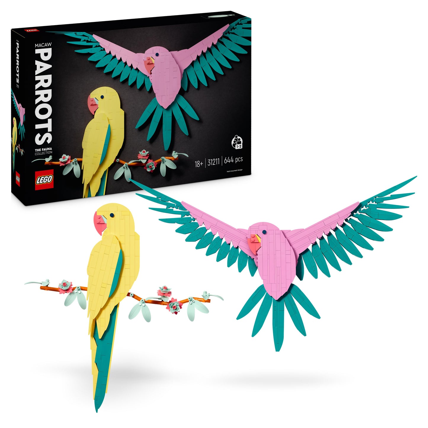Lego ART 31211 Macaw Parrots