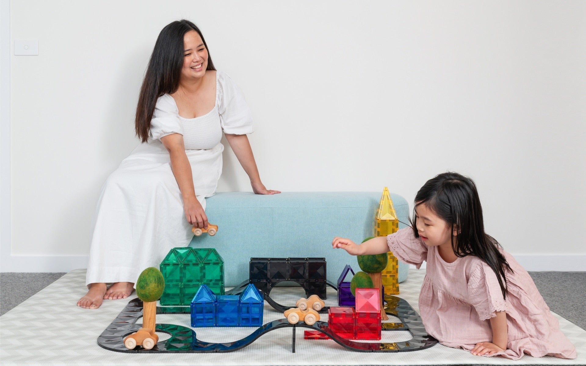 Connetix Tiles Creative Roads Pack 48 Pieces