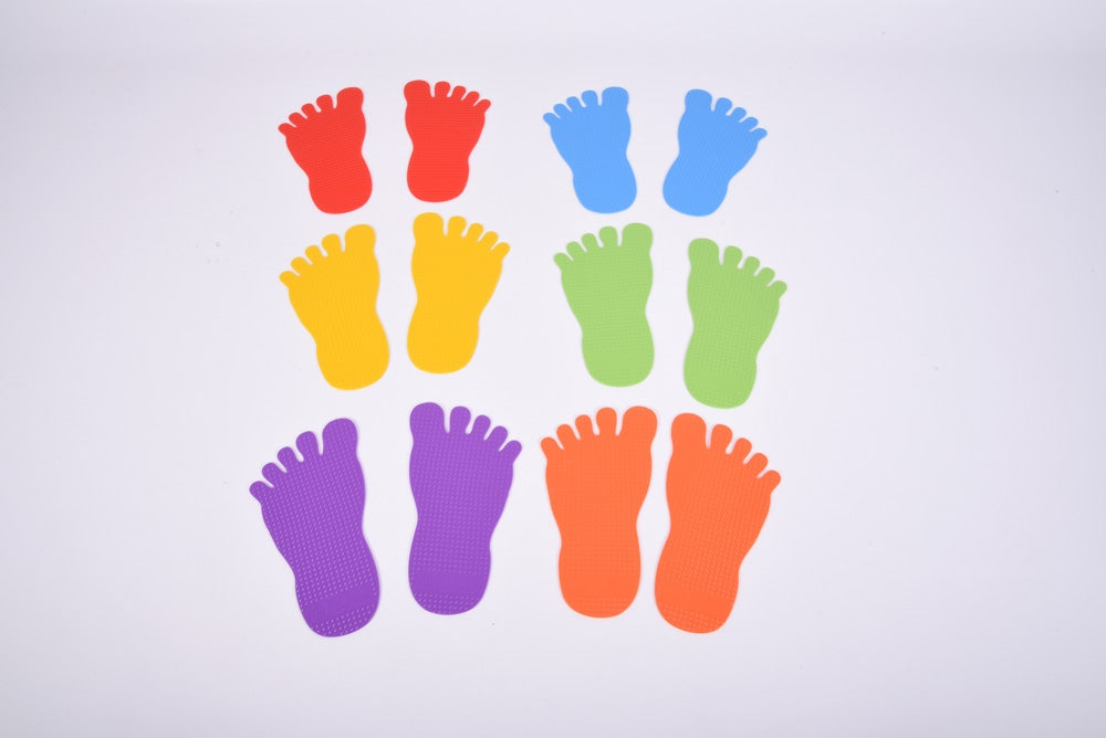 Edx Education Foot Marks Set Of 6 Pairs
