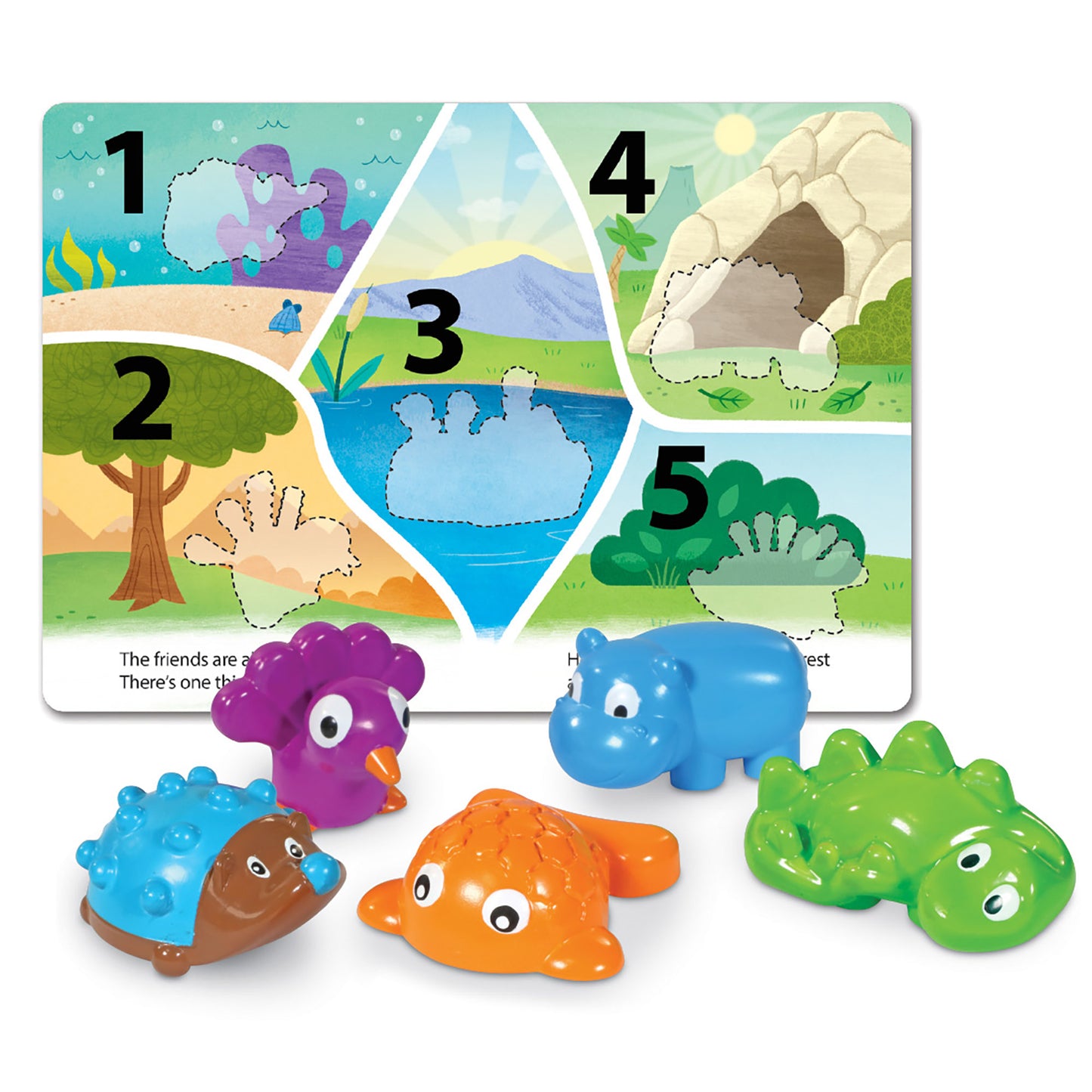 Learning Resources Spike And Friends Counting & Colors Book Set