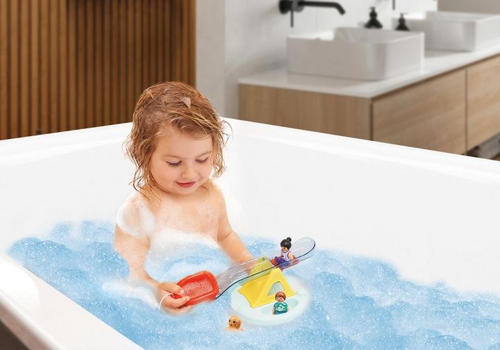 Playmobil 70635 1.2.3 Aqua Island With Water Slide