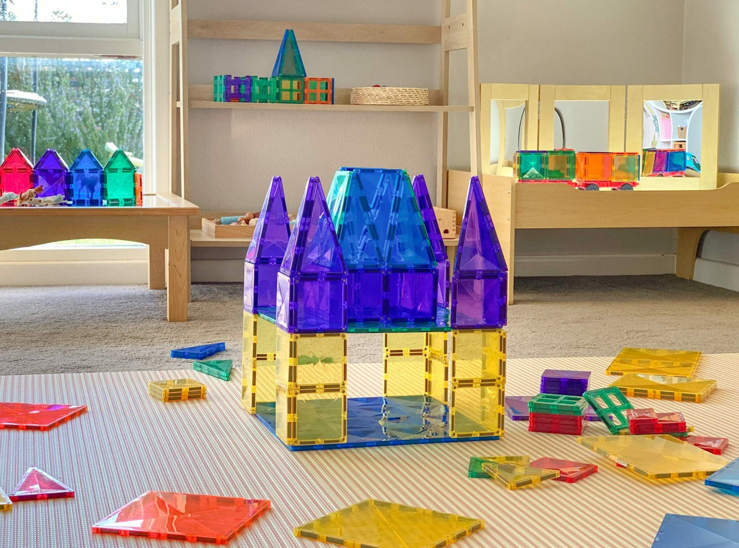 Connetix Tiles Rainbow 2 Piece Base Plate Pack
