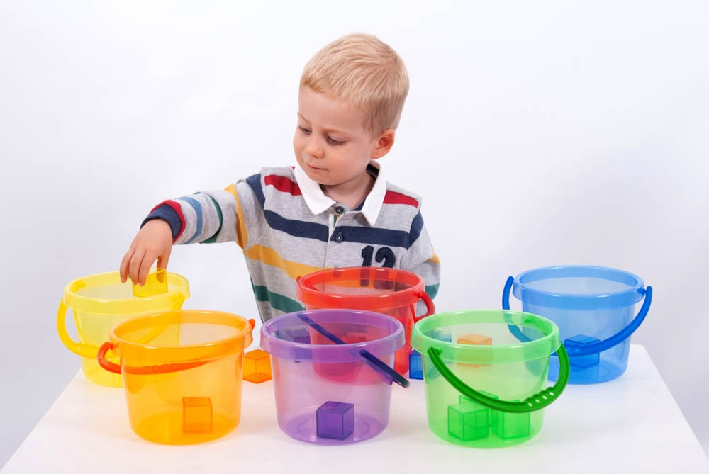 TickiT Translucent Colour Bucket Set
