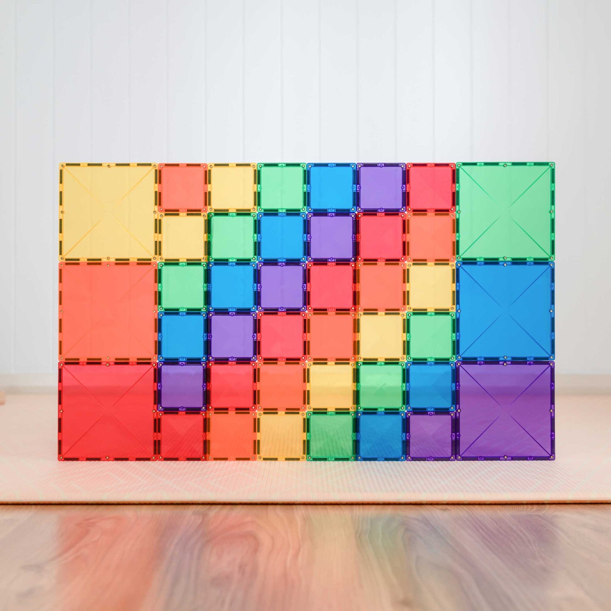 Connetix Tiles Rainbow 42 Pc Square Pack