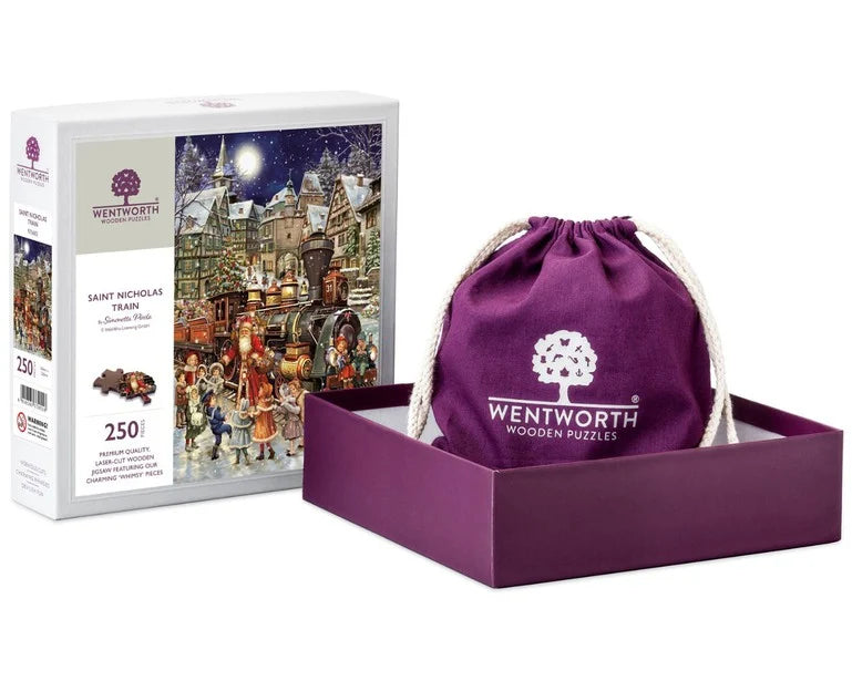 Wentworth Wooden Puzzles Saint Nicholas Train - Maxi 250 Pieces
