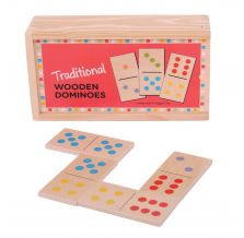 BigJigs Traditional Wooden Dominoes